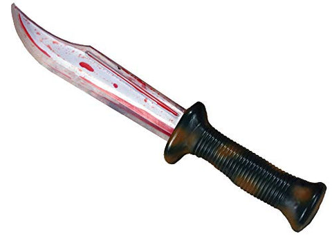 Fun World Unisex-Adult's Bloody Survival Knife Halloween Costume, Multi, Standard