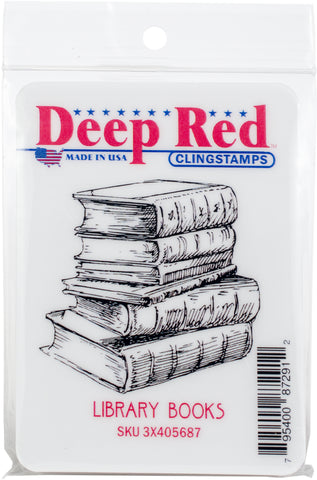 Deep Red Cling Stamp 2.1"X2.1"