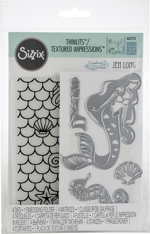 Sizzix Thinlits W/Textured Impressions By Courtney & Jen