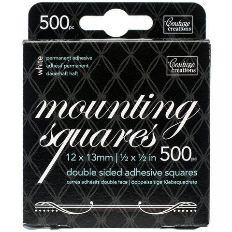 Couture Creations Double-Sided Mounting Squares 500/Pkg