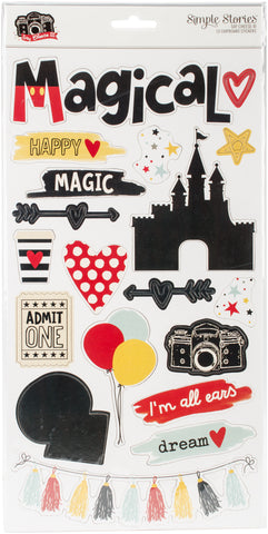 Say Cheese III Chipboard Stickers 6"X12"