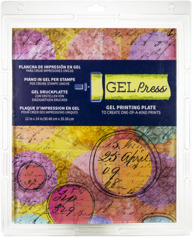 Gel Press Gel Plate 12"X14"