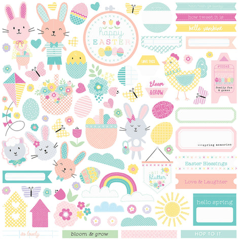 Easter Blessing Stickers 12"X12"