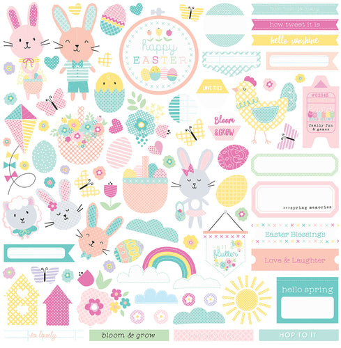 Easter Blessing Stickers 12"X12"