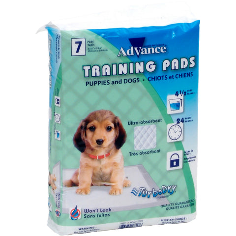 Advance Dog Training Pads With Turbo Dry Technology 7/Pkg