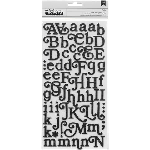 Soho Garden Thickers Alphabet Stickers 5.5"X11" 147/Pkg