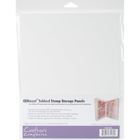 EZMount Tabbed Stamp Storage Panels 4/Pkg