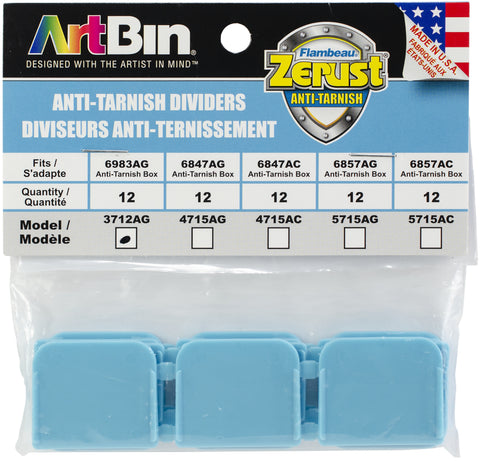 ArtBin Teal Divider Pack 12/Pkg