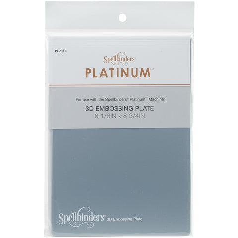 Spellbinders Platinum 3D Embossing Plate