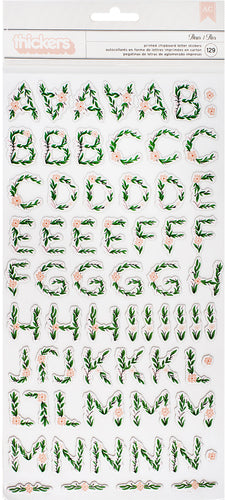 Maggie Holmes Flourish Thickers Stickers 5.5"X11" 129/Pkg