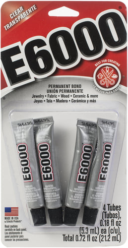 E6000 Multipurpose Adhesive 4/Pkg