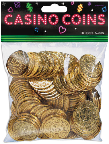 Casino Coins 1.375&quot; 144/Pkg