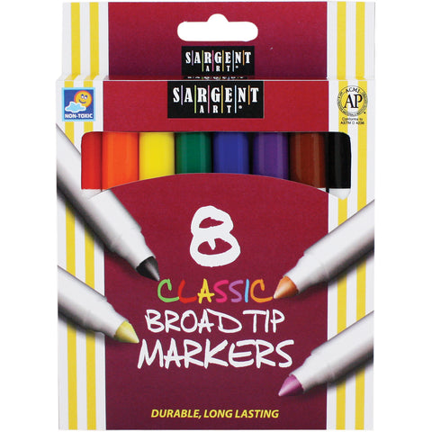 Classic Broad Tip Markers 8/Pkg
