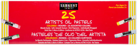 Standard Size Oil Pastels 25/Pkg