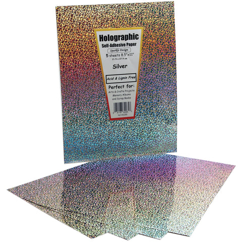 Self-Adhesive Specialty Paper 8.5"X11" 5/Pkg