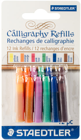 Calligraphy Pen Ink Refills 12/Pkg