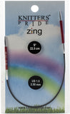 Knitter's Pride-Zing Fixed Circular Needles 9"