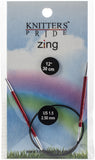 Knitter's Pride-Zing Fixed Circular Needles 12"