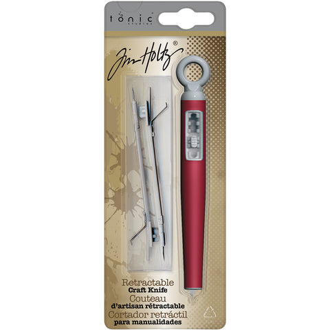 Tim Holtz Retractable Craft Knife W/2 Blades