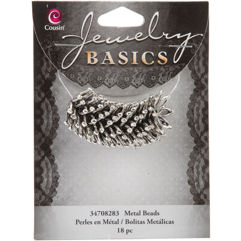 Jewelry Basics Metal Beads 18mm 18/Pkg