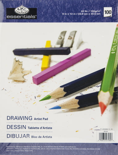 essentials(TM) Drawing Artist Paper Pad 9"X12"