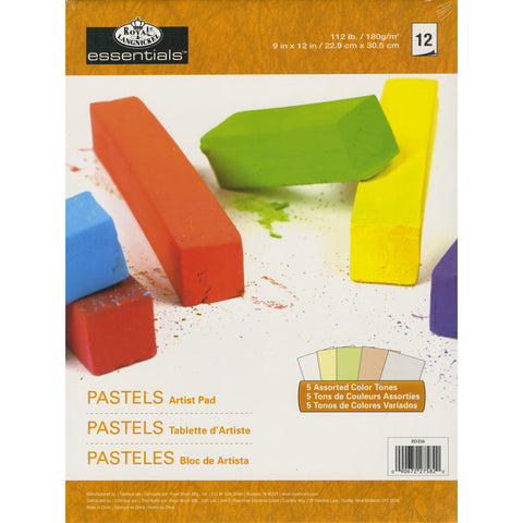 essentials(TM) Pastels Artist Paper Pad 9"X12"