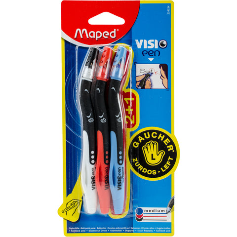 Visio Left Handed Pen 3/Pkg