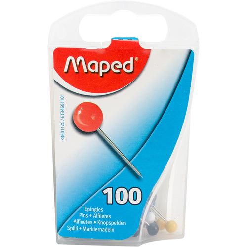 Map Pins 100/Pkg