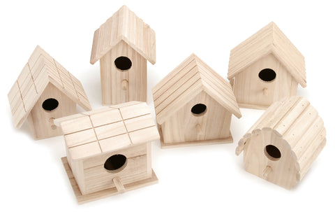 Assorted Wood Birdhouse