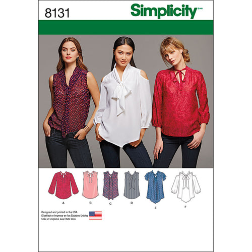 Simplicity Misses Pullover Blouse With Variations