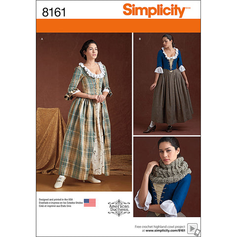 Simplicity Misses 18Th Century Costumes