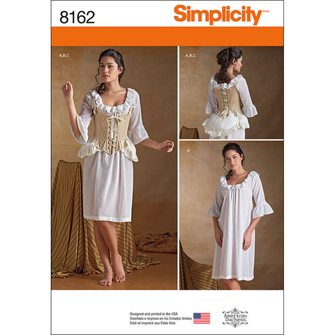Simplicity Misses 18Th Century Undergarments