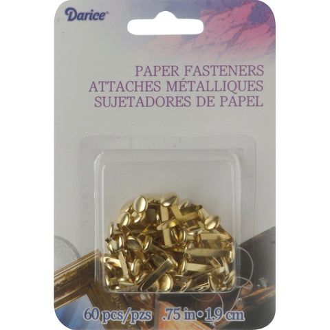 Paper Fasteners .75" 60/Pkg
