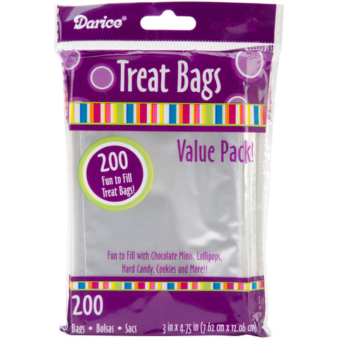 Treat Bags 3"X4.75" 200/Pkg