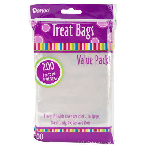 Treat Bags 3.75"X6" 200/Pkg