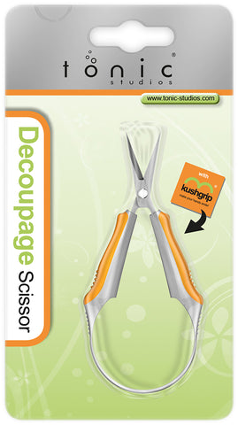 Kushgrip Decoupage Scissors 4.5"