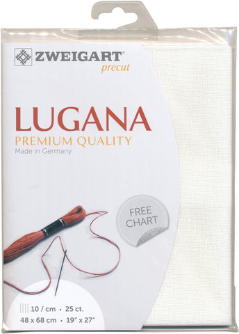 Zweigart Lugana Premium Quality Evenweave 25 Count 19"X27"