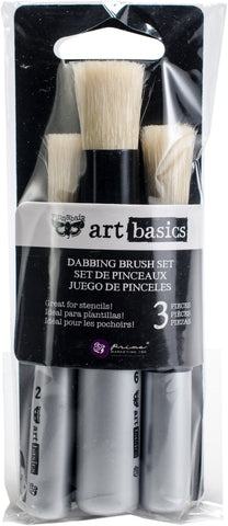 Finnabair Art Basics Dabbing Brushes 3/Pkg
