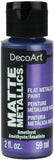 DecoArt Acrylic Matte Metallics 2oz
