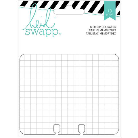 Heidi Swapp Memorydex Cardstock Cards 18/Pkg