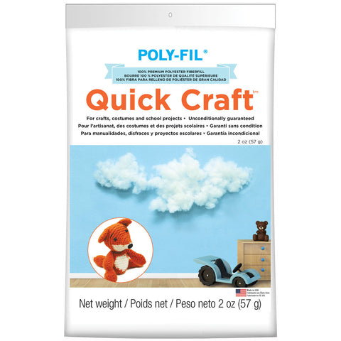Fairfield Poly-Fil Quick Craft Premium Polyester Fiberfill