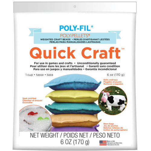 Fairfield Poly-Pellets Quick Craft Weighted Craft Beads