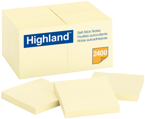 Highland Notes 3"X3" 24/Pkg