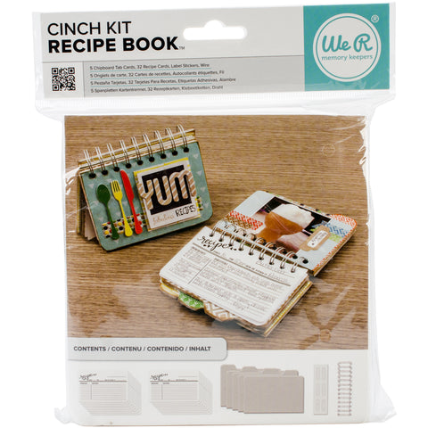 Cinch Recipe Book Kit 6&quot;X7&quot;