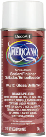 Americana Acrylic Sealer/Finish Aerosol Spray 12oz