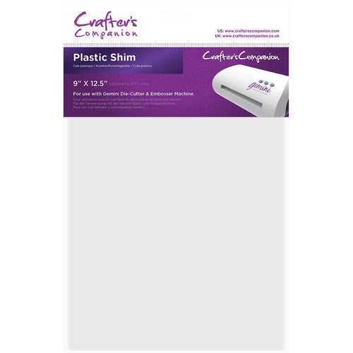 Crafter's Companion Gemini Plastic Shim 9"X12.5"