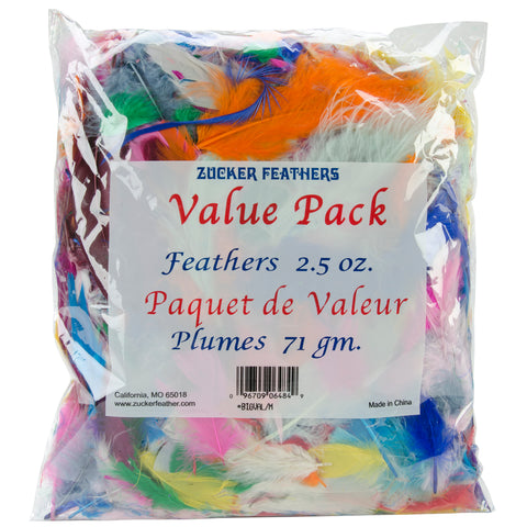 Value Pack Feathers 2.5oz