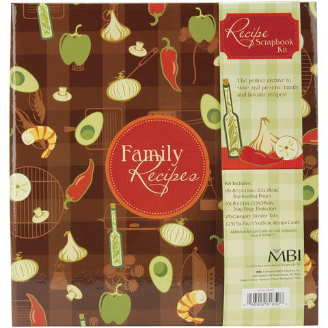 MBI Family Recipes 3-Ring Album Kit