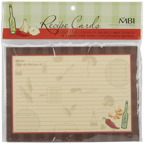 MBI Family Recipes Additional Cards 25/Pkg