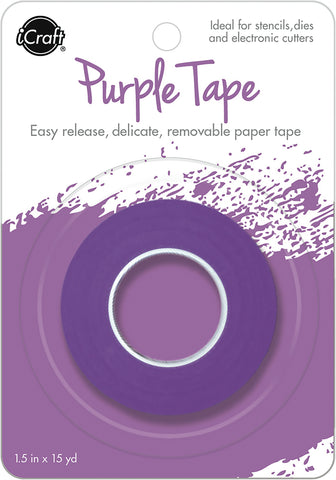 iCraft Removable Purple Tape 1.5"X15yd Roll